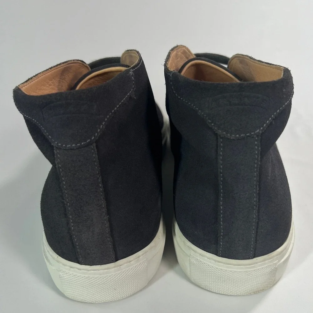 Greats Royale Chukka Navy Blue Suede Mid Top Sneaker Men's 11.5‎ Made in Italy